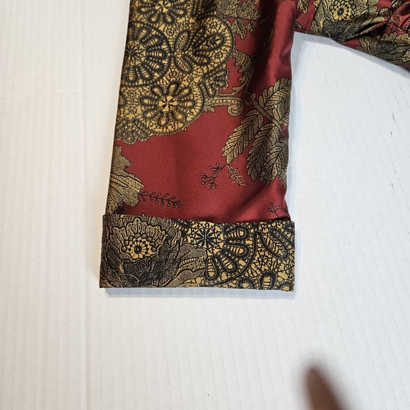 BIGIO COLLECTION Women Paisley Dress Size 14 - Picture 6 of 15